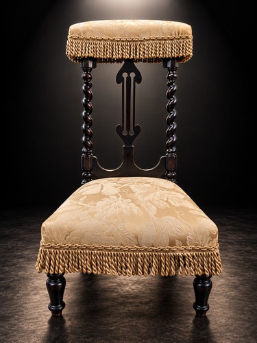 Antique victorian prayer chair - antique,