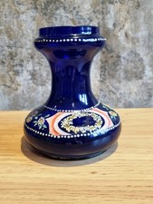 Antique Hyacinth Vase Blue