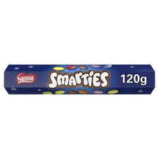 Smarties Milk Chocolate Giant Tubes, Christmas Chocolate Gift, 120 g