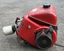 Vintage Villiers A15 Petrol Lawnmower Engine Red With Pulley