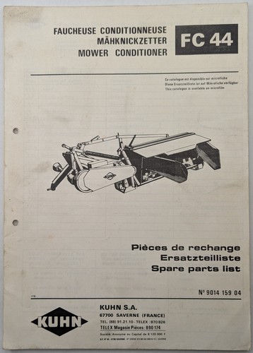 Original kuhn fc44 mower - fc44,