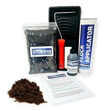 Flocking Kit - Dark Brown With Foam Roller and Tray Set