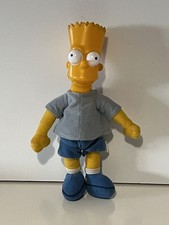 Vintage 1990 The Simpsons Bart Simpson 11” Vinyl Head Plush Doll