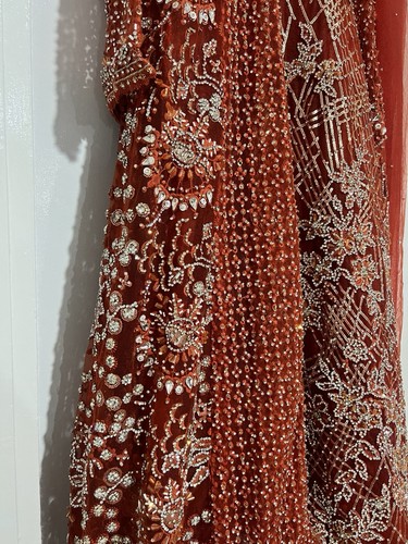 Ethnic wedding gown long dress - long,