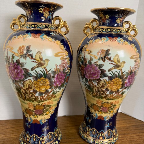 Vintage satsuma style cobalt - satsuma,