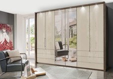 LUXURY GERMAN HULSTA NOLTE MOBEL WARDROBE BEDROOM NUDE GREY WHITE GLASS FITTED 1
