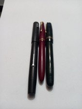 Vintage Fountain Pens X 3 Pls