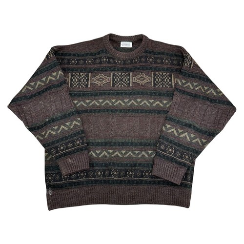 Gabicci fair isle knit jumper - knit,