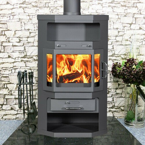 Wood burning multifuel stove - burning,