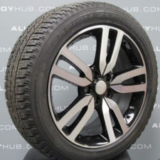 GENUINE LAND ROVER DISCOVERY 4/3 20"INCH HSE LUXURY BLACK/CUT ALLOY WHEELS+TYRES