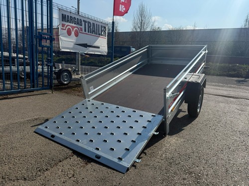Tilt trailer ramp single - tilt,