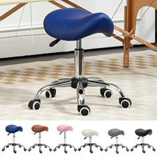 Leather saddle stool - saddle,
