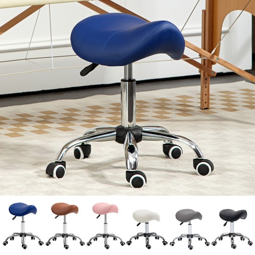 Leather saddle stool - saddle,