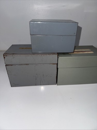 Lot vintage index - index, card