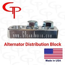 2 Spot Alternator Distribution Block 1/0 2/0 AWG LUG Battery Terminal dual input