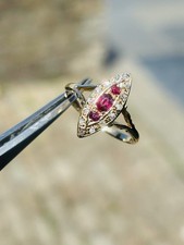 18ct Gold  Edwardian Marquise