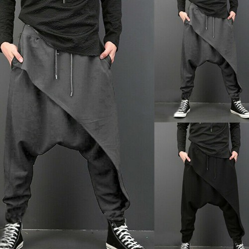 Men harem casual baggy drop - casual,