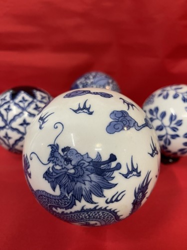 Gorgeous rare large blue - blue, white