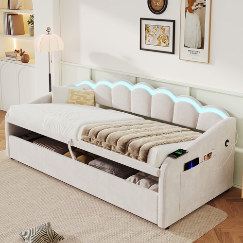 3ft single led upholstered - 3ft,