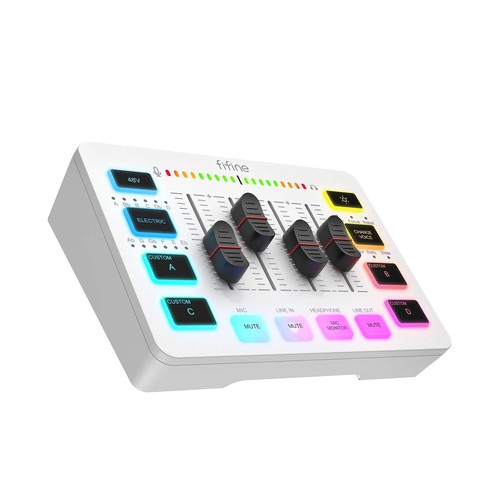 Fifine gaming audio mixer with - gaming,