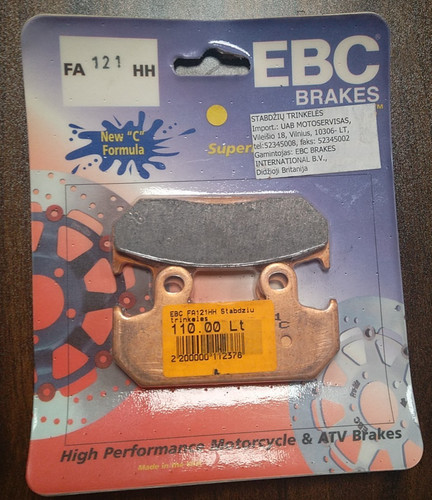 Ebc brake pads fa121hh - brake,