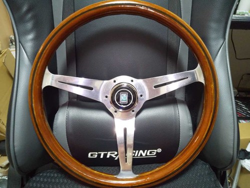 Vintage nardi wooden steering - wooden,