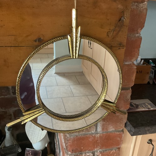 Art deco mirror - art, tin