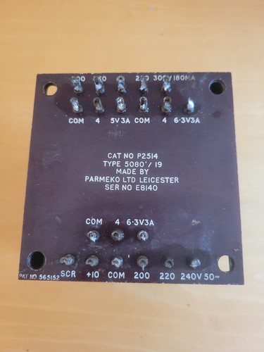 Parmeko p2514 type 5080 - type, 5080/19