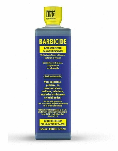 Barbicide disinfectant - barbicide,