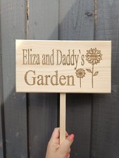 ANY TEXT Personalised  Wooden