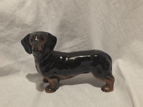 Vintage ceramic dachshund - vintage,