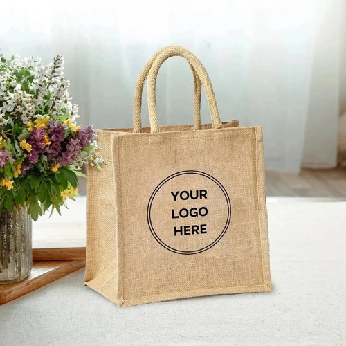 Classic jute shopper - jute, bag