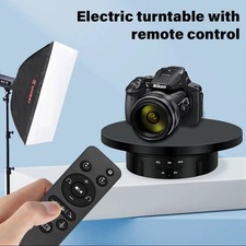 Photography Turntable Electric Rotating Display Stand 360 Degree with Remote UK