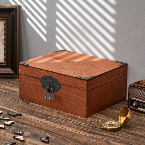 Lockable vintage wooden - vintage,