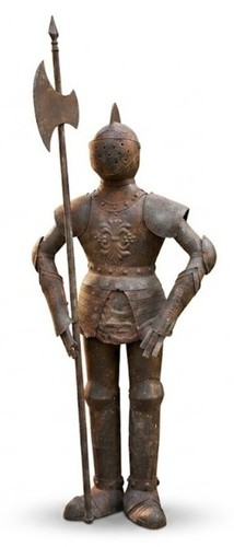 Rusty knight metal suit - rusty,