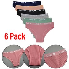 6 Pack Ladies Bikini Briefs
