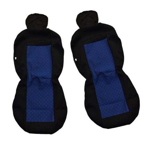 Black white front seat - black,