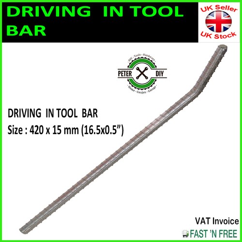 Driving rod tool for - in,