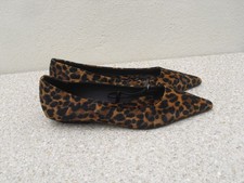 Zara size 4 velvet leopard