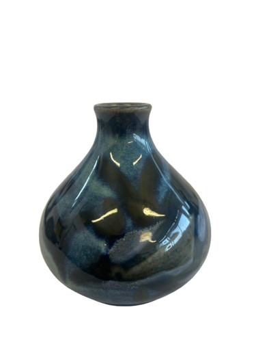 Cobridge stoneware vase - stoneware,