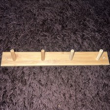 Wooden Rack with 4 Pegs Easy