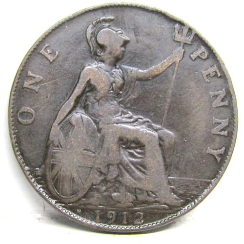 1912h george one - v, coin