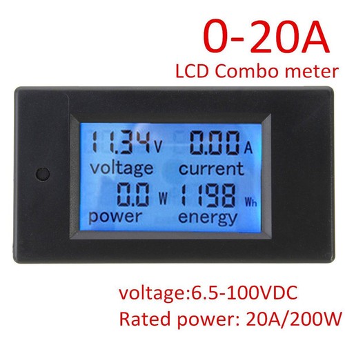 20a lcd meter - dc,