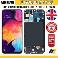 For Samsung A50 A505 2019 Replacement LCD Screen Display Digitizer With Frame UK