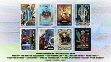 Topps Match Attax 2025/26 2026 Rainbow Foil Insert Cards Heritage Showboat Cards