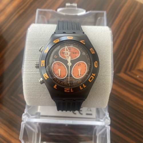 Swatch irony chrono black - black, in