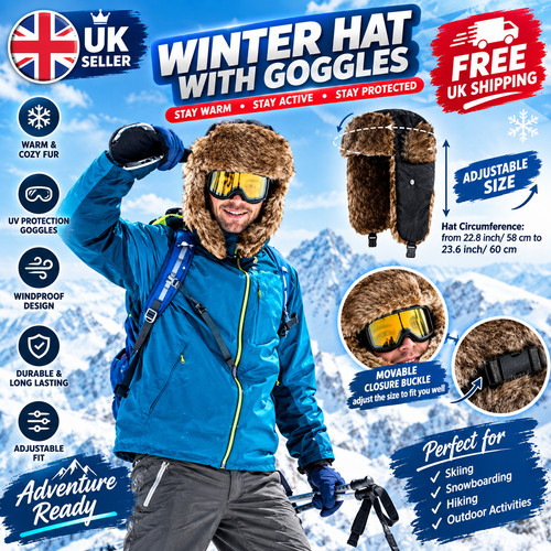 Winter mens ushanka trapper - winter,