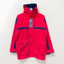 Vintage Henri Lloyd Sailing Jacket Men’s Small Red High Collar Reflective Pulse 