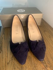 Peter Kaiser Navy Block Heel