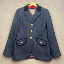 JOULES Tweed Jacket UK 12 Navy